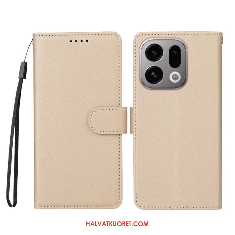 Nahkakotelo Oppo Find X9 5g Rfid-suojattu