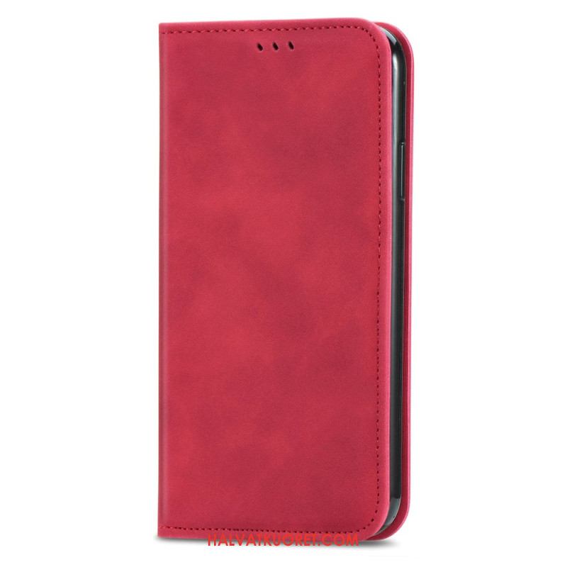 Nahkakotelo Oppo Reno 11 5g Mokkaefekti