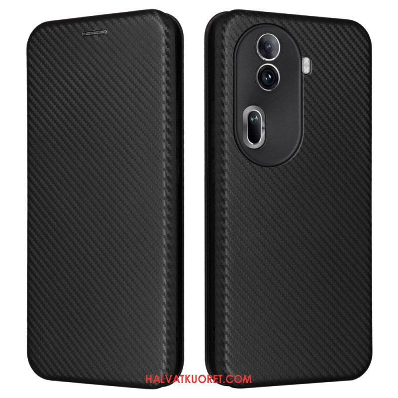 Nahkakotelo Oppo Reno 11 Pro 5g Carbonone Fiber Suojakuori