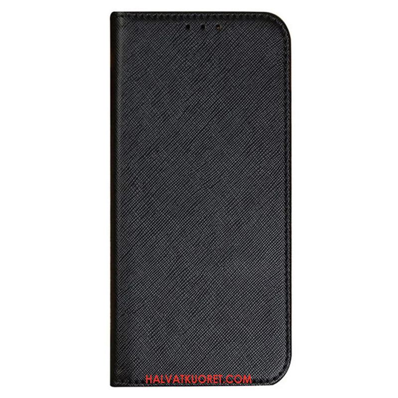 Nahkakotelo Oppo Reno 12 5g Ristirakenne