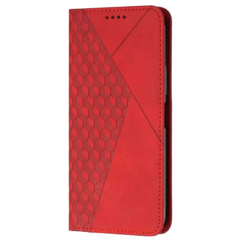 Nahkakotelo Oppo Reno 12 5g Timanttikuvio