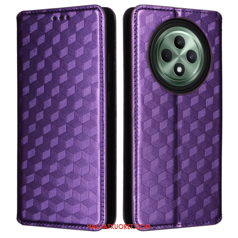 Nahkakotelo Oppo Reno 12f 5g Puhelinkuoret Timanttikuvio