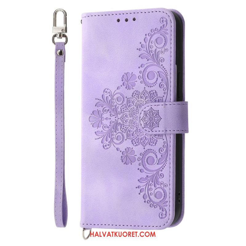 Nahkakotelo Oppo Reno 13 5g Mandalakuvioinen Lompakko