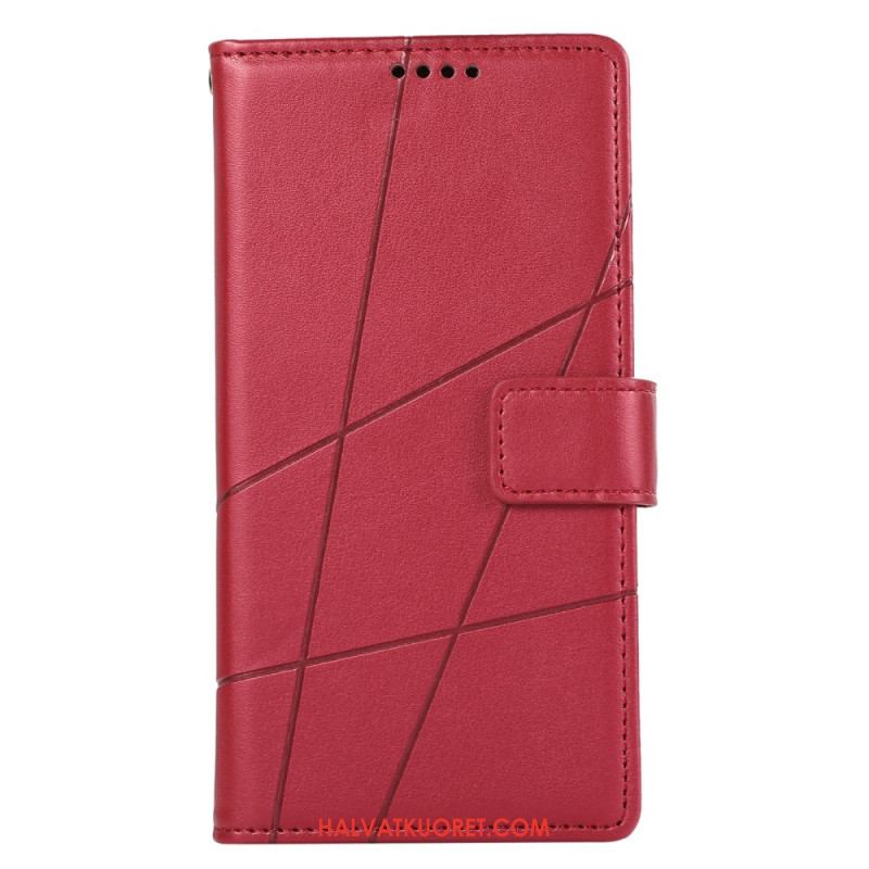 Nahkakotelo Oppo Reno 13 5g Viivat