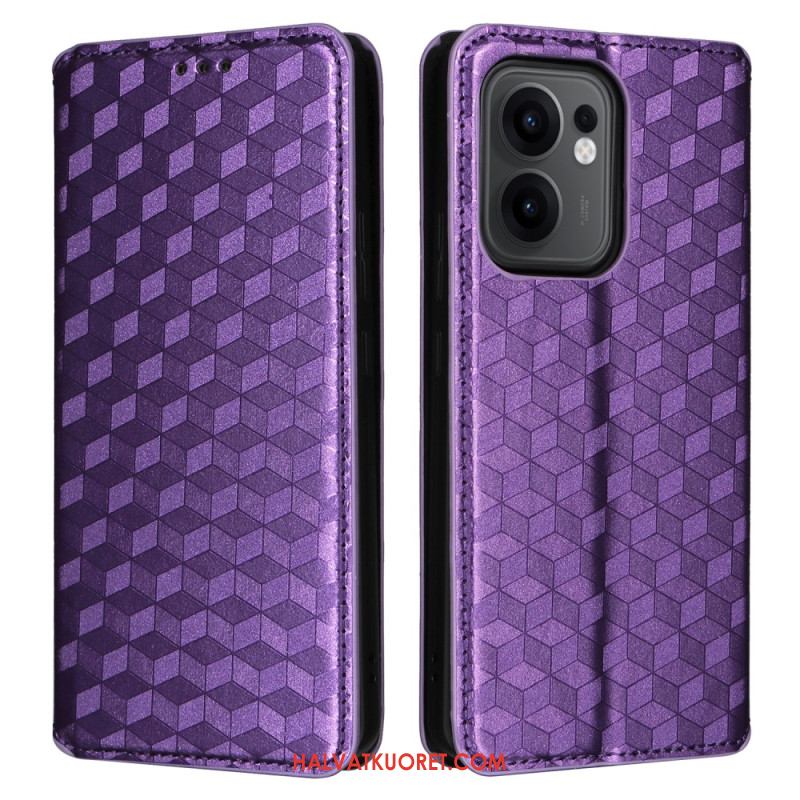 Nahkakotelo Oppo Reno 13f 4g / 5g / 13 Fs 5g 3d-timantit