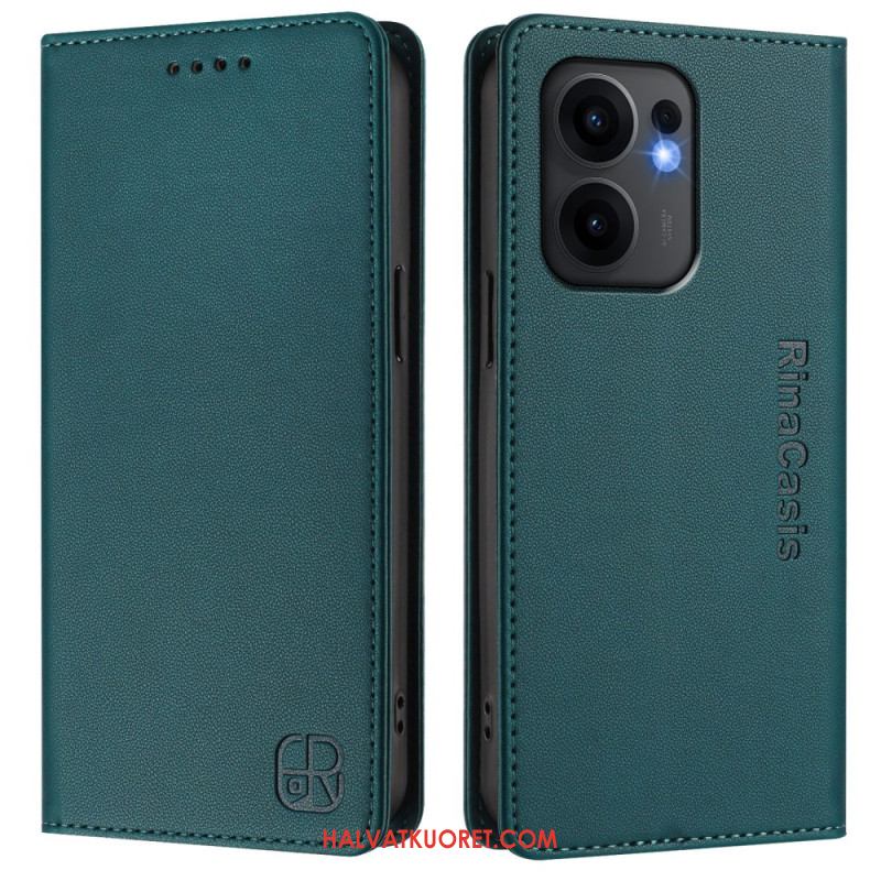 Nahkakotelo Oppo Reno 13f 4g / 5g / 13 Fs 5g Rinacasis