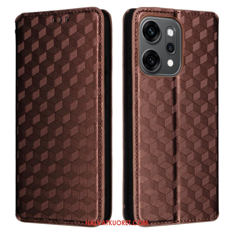 Nahkakotelo Oppo Reno 14 5g Kiiltävä