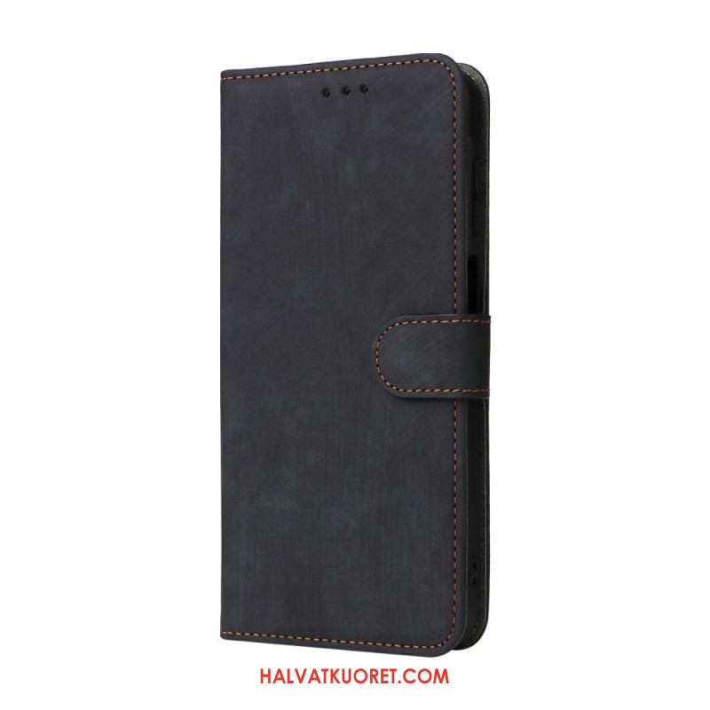 Nahkakotelo Samsung Galaxy A17 4g / 5g Rfid-suojattu Mokkanahkakuvio