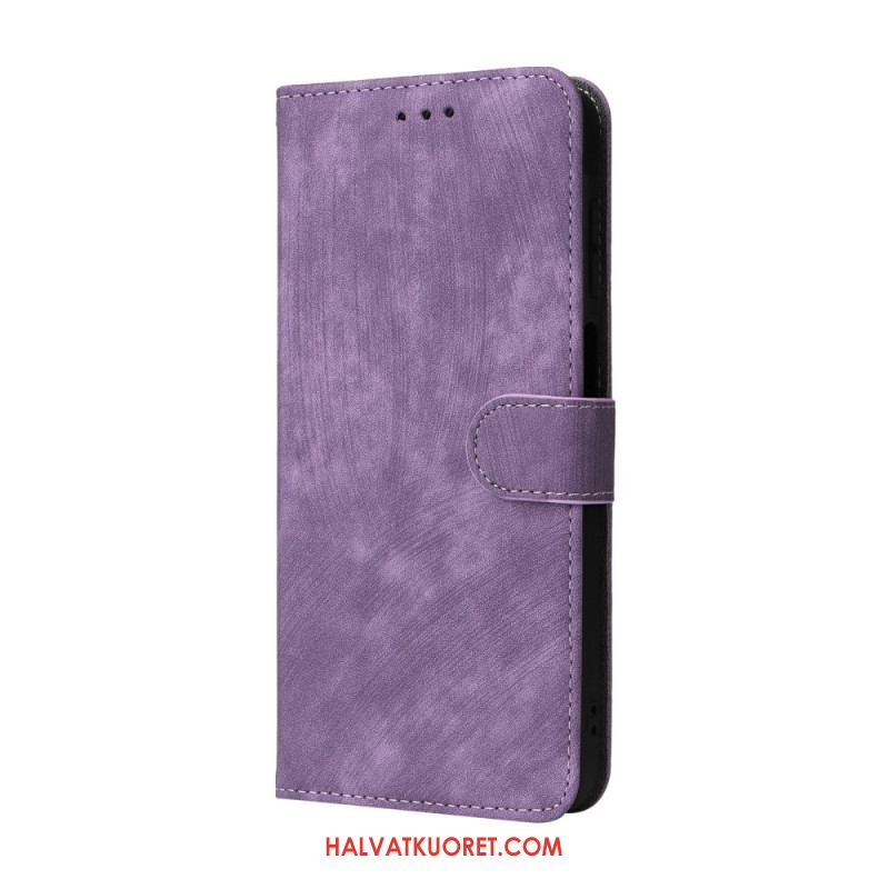 Nahkakotelo Samsung Galaxy A17 4g / 5g Rfid-suojattu Mokkanahkakuvio