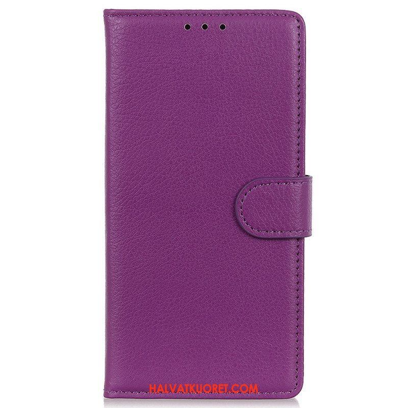 Nahkakotelo Samsung Galaxy M23 5G Perinteinen Nahkatyyli