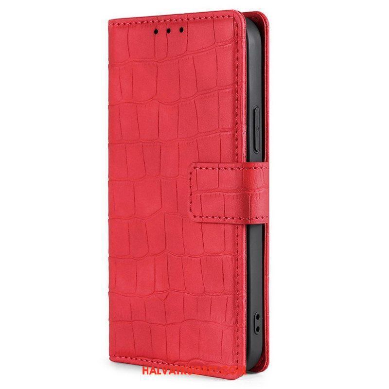Nahkakotelo Samsung Galaxy M53 5G Krokotiilin Ihotyyli