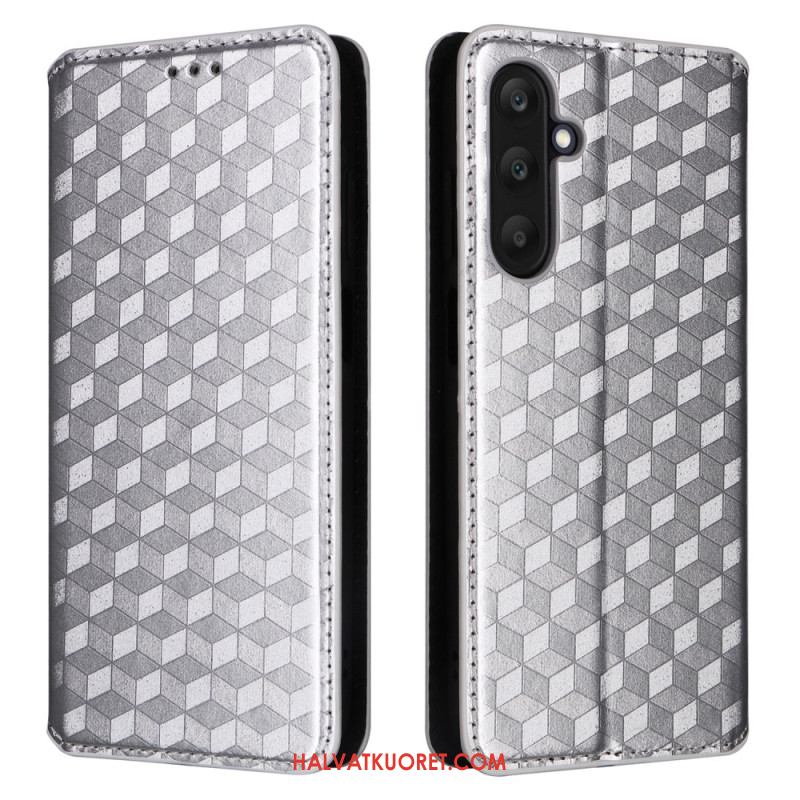 Nahkakotelo Samsung Galaxy M55 5g Timanttikuvio
