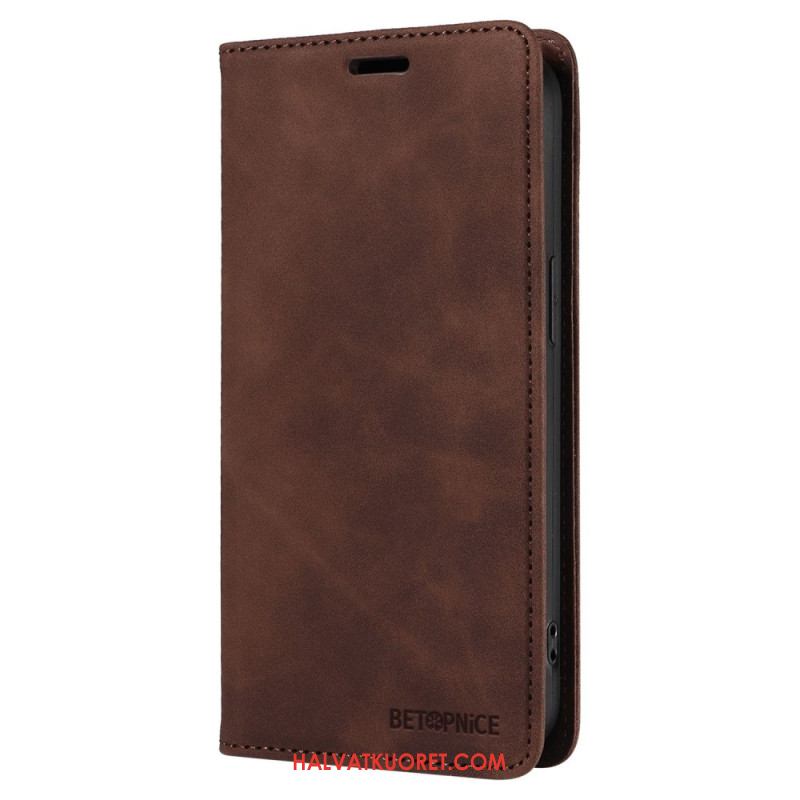 Nahkakotelo Samsung Galaxy S24 Fe Retrotyylinen Rfid-estotekniikka Betopnice