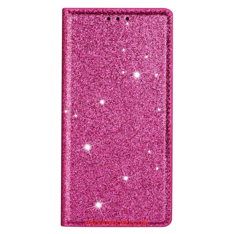 Nahkakotelo Samsung Galaxy S24 Ultra 5g Glitteriä