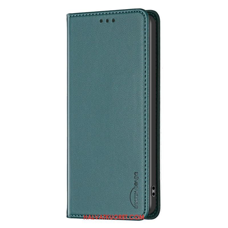 Nahkakotelo Samsung Galaxy S25 5g Edge Klassinen Binfen-väri