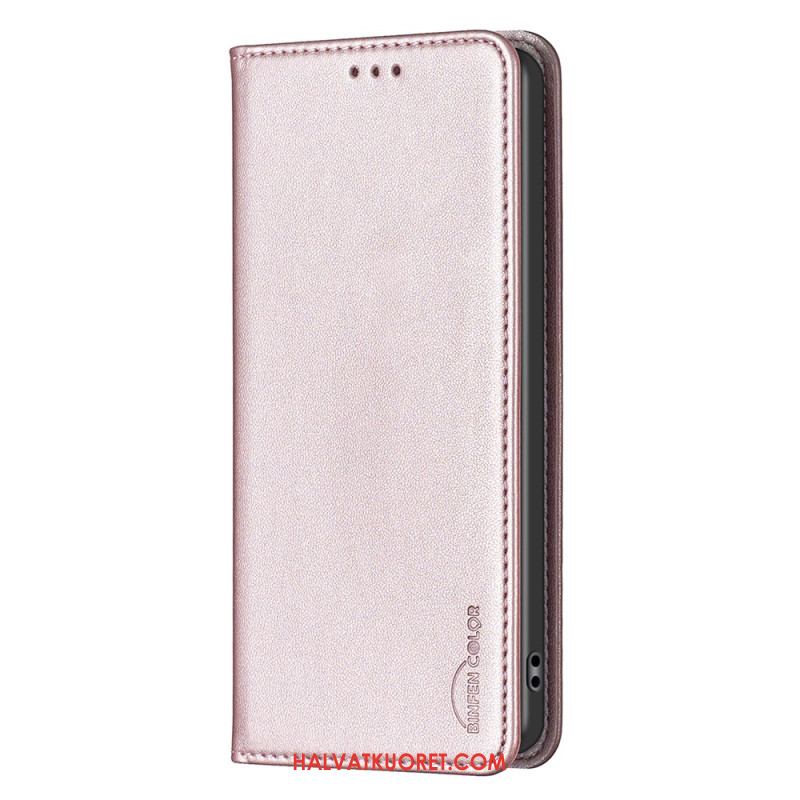 Nahkakotelo Samsung Galaxy S25 5g Edge Klassinen Binfen-väri