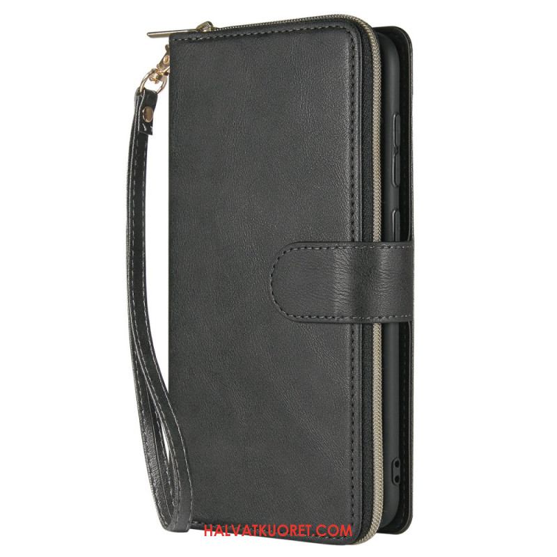 Nahkakotelo Samsung Galaxy S25 5g Edge Lompakko Ja Pussukka