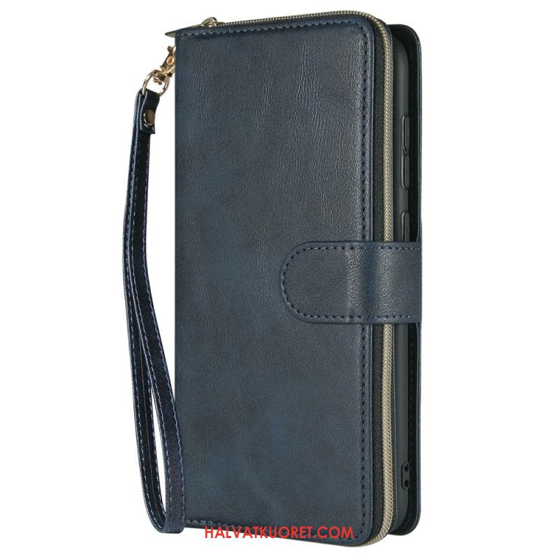 Nahkakotelo Samsung Galaxy S25 5g Edge Lompakko Ja Pussukka