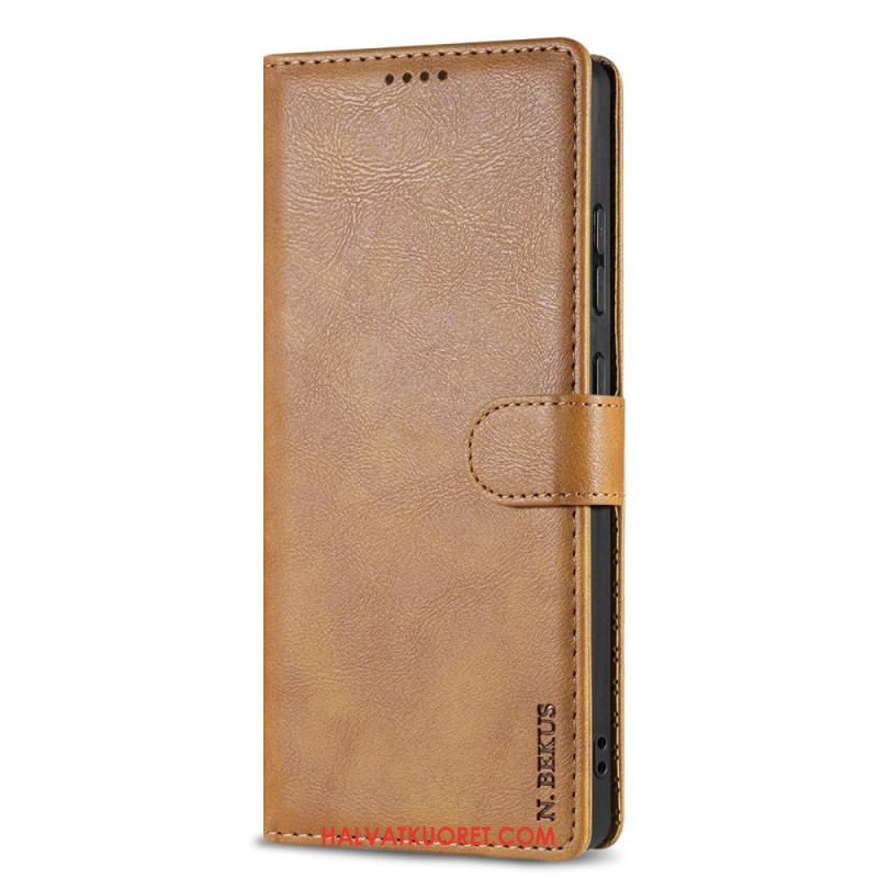 Nahkakotelo Samsung Galaxy S25 5g Edge N.bekus Vintage -tyylinen