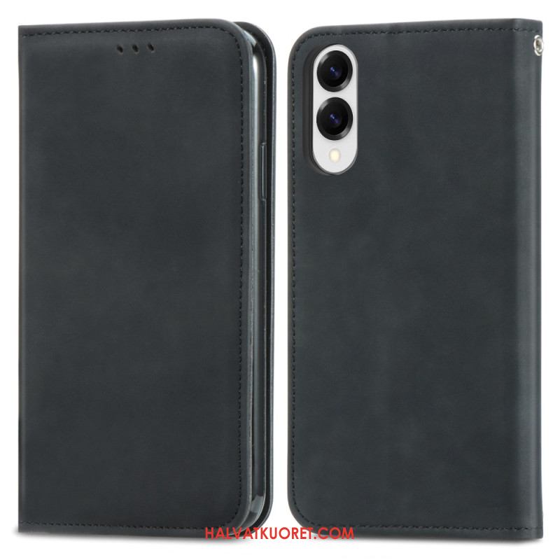 Nahkakotelo Samsung Galaxy S25 5g Edge Puhelinkuoret Korttikotelo Ja Magneettinen Suljin