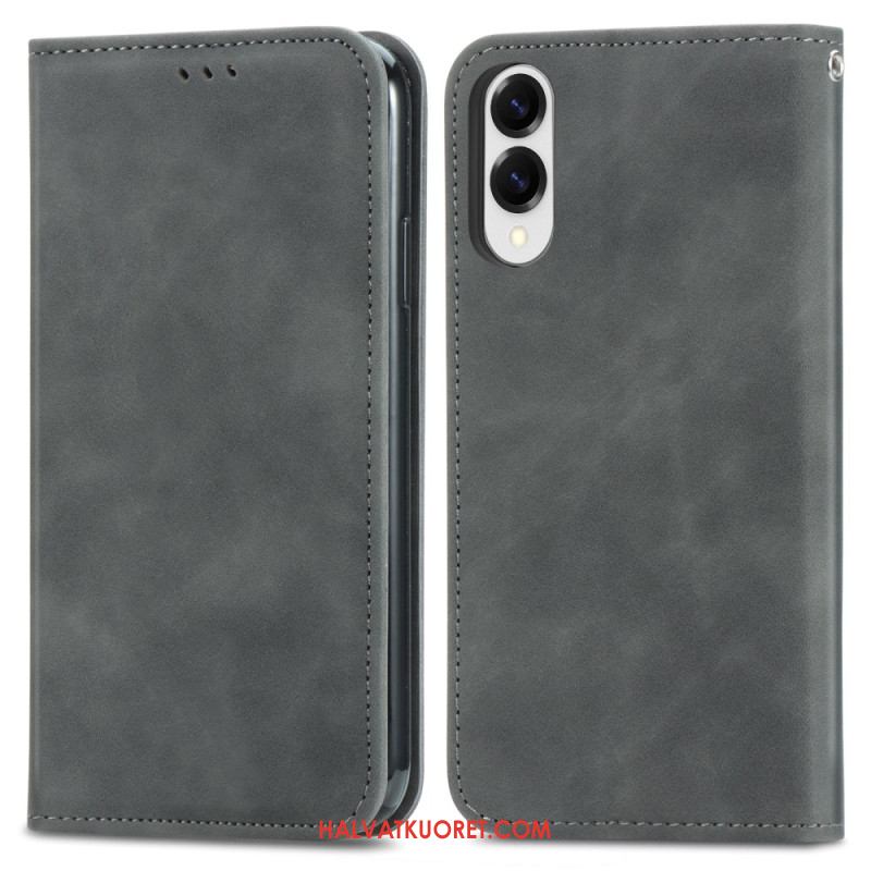 Nahkakotelo Samsung Galaxy S25 5g Edge Puhelinkuoret Korttikotelo Ja Magneettinen Suljin