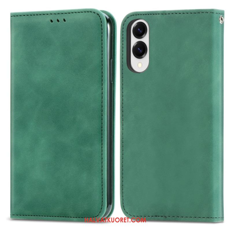 Nahkakotelo Samsung Galaxy S25 5g Edge Puhelinkuoret Korttikotelo Ja Magneettinen Suljin