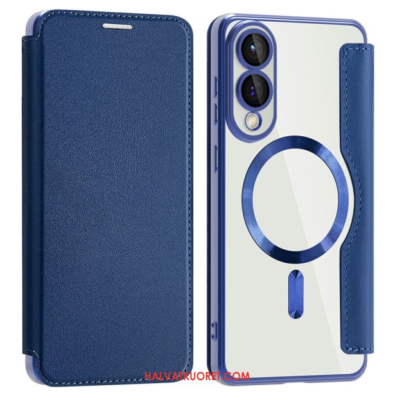 Nahkakotelo Samsung Galaxy S25 5g Edge Puhelinkuoret Magsafe-yhteensopiva Rfid-suojauksen Kanssa