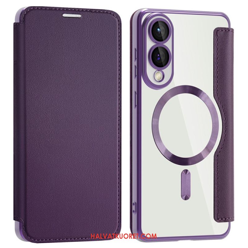 Nahkakotelo Samsung Galaxy S25 5g Edge Puhelinkuoret Magsafe-yhteensopiva Rfid-suojauksen Kanssa