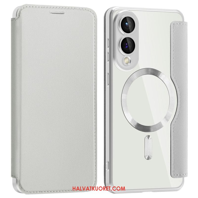 Nahkakotelo Samsung Galaxy S25 5g Edge Puhelinkuoret Magsafe-yhteensopiva Rfid-suojauksen Kanssa