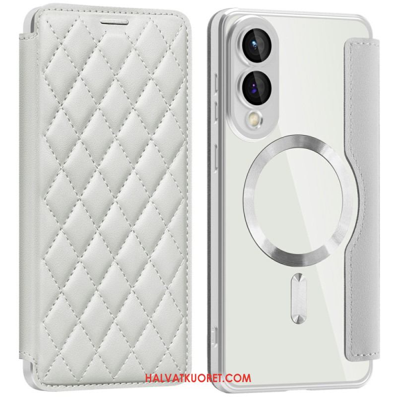 Nahkakotelo Samsung Galaxy S25 5g Edge Puhelinkuoret Tikattu Magsafe-yhteensopiva