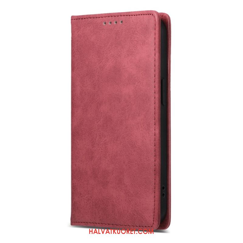 Nahkakotelo Samsung Galaxy S25 5g Edge Rfid-suojattu Tekonahka Suojakuori