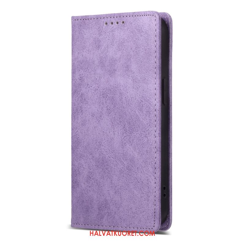 Nahkakotelo Samsung Galaxy S25 5g Edge Rfid-suojattu Tekonahka Suojakuori