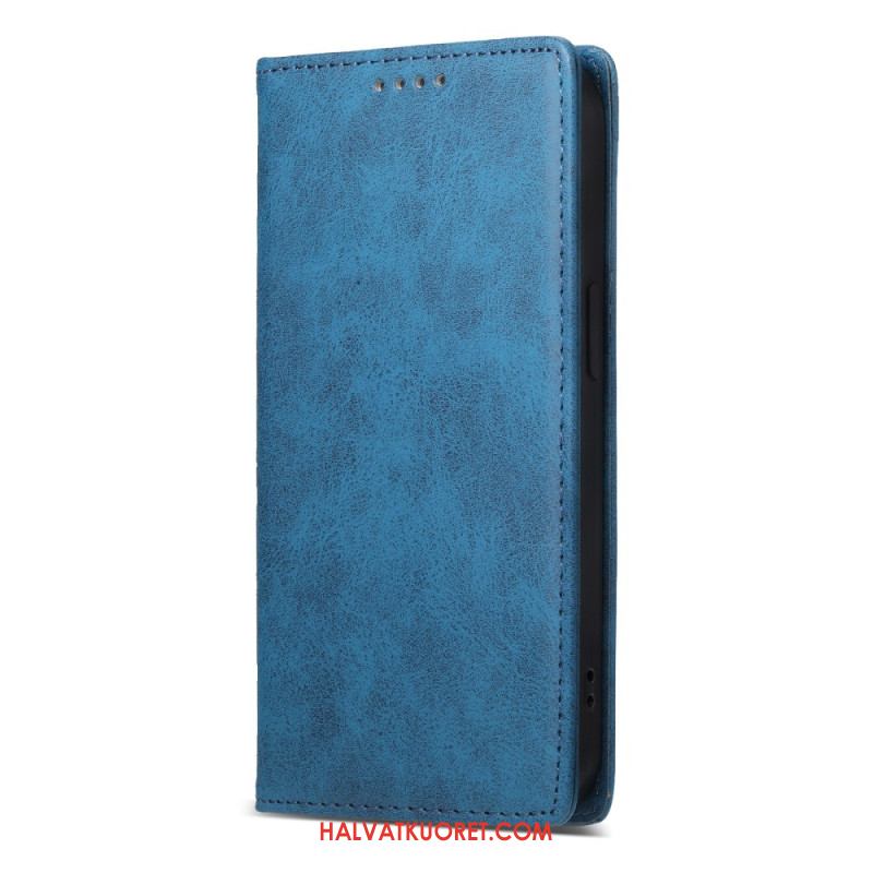 Nahkakotelo Samsung Galaxy S25 5g Edge Rfid-suojattu Tekonahka Suojakuori