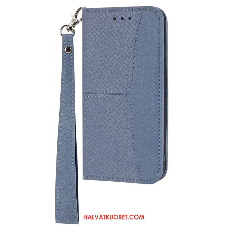 Nahkakotelo Samsung Galaxy S25 5g Hieno Reunus