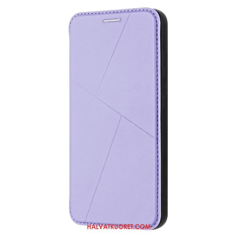 Nahkakotelo Samsung Galaxy S25 5g Magneettinen Suljin Ja Korttipaikat