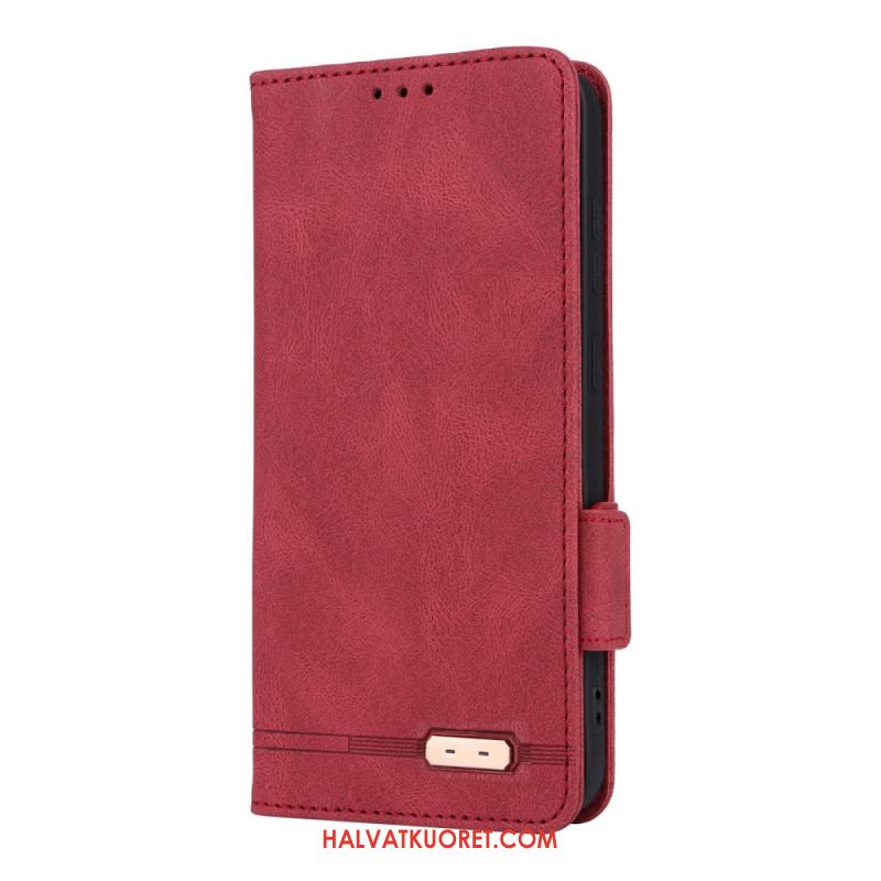 Nahkakotelo Samsung Galaxy S25 5g Retro Mokkanahkaefekti