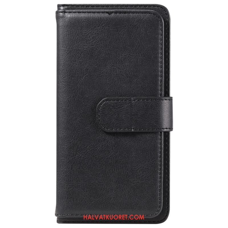 Nahkakotelo Samsung Galaxy S25 Fe 10 Korttipaikkaa