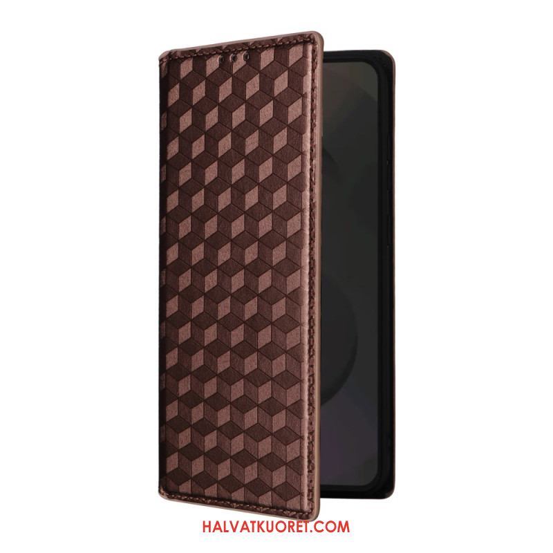 Nahkakotelo Samsung Galaxy S25 Fe Kiiltävä