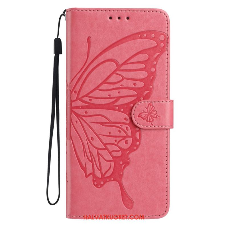 Nahkakotelo Samsung Galaxy S25 Fe Perhoskuvio