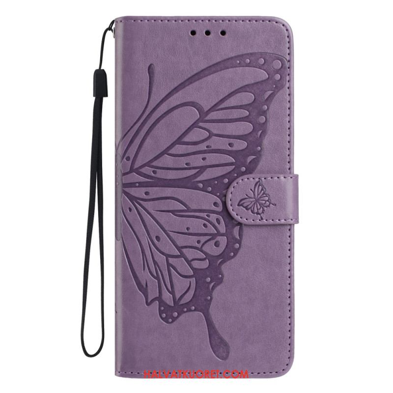 Nahkakotelo Samsung Galaxy S25 Fe Perhoskuvio