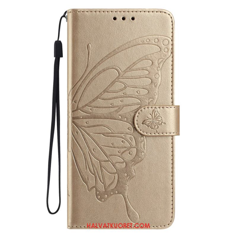 Nahkakotelo Samsung Galaxy S25 Fe Perhoskuvio