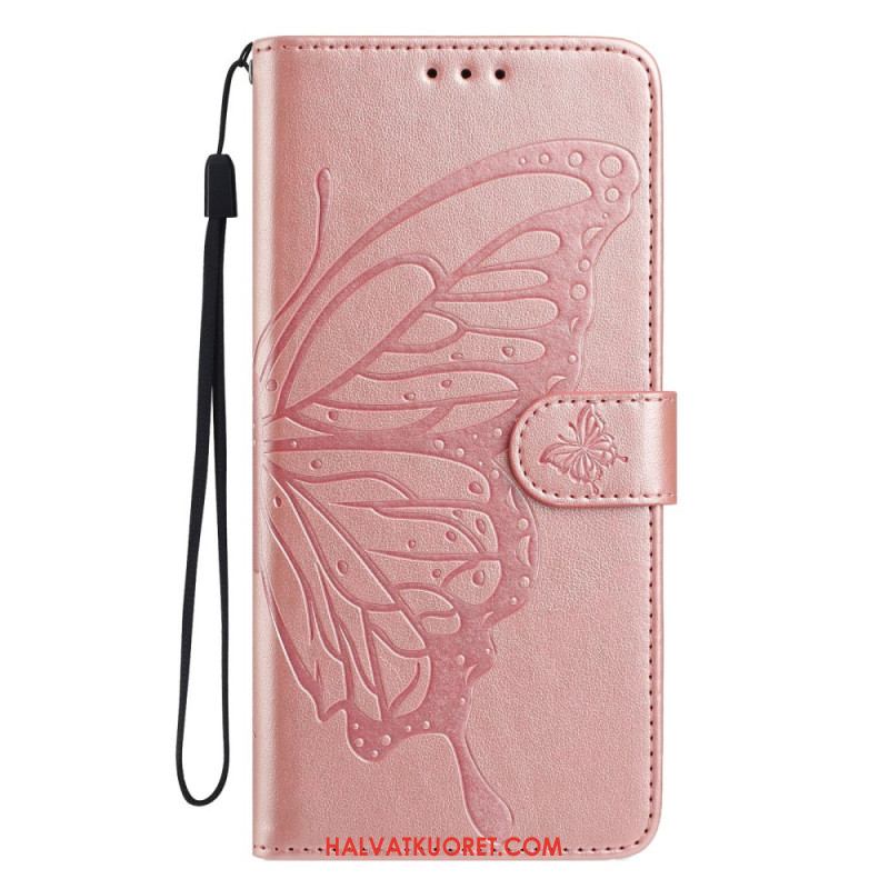 Nahkakotelo Samsung Galaxy S25 Fe Perhoskuvio