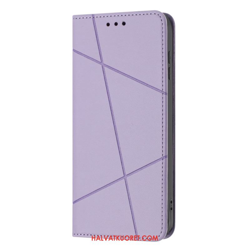 Nahkakotelo Samsung Galaxy S25 Fe Puhelinkuoret Viivat