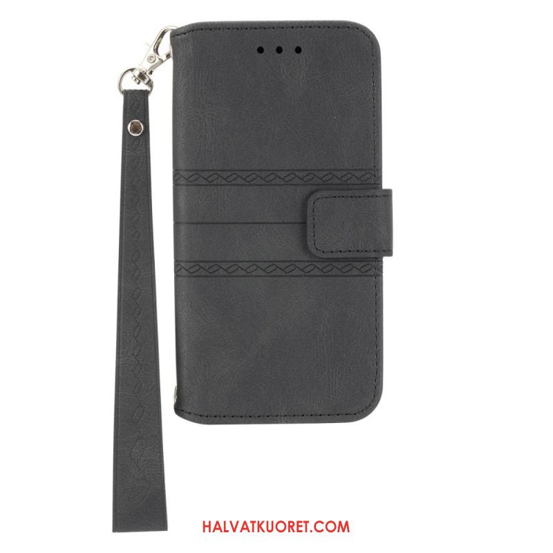 Nahkakotelo Samsung Galaxy S25 Plus 5g Friisi Ja Hihna