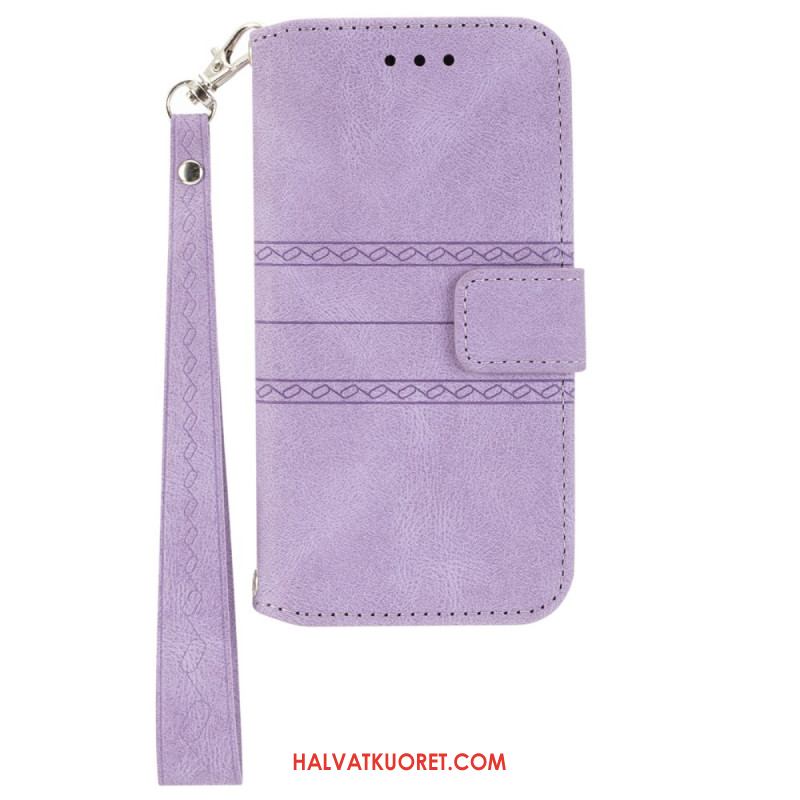 Nahkakotelo Samsung Galaxy S25 Plus 5g Friisi Ja Hihna