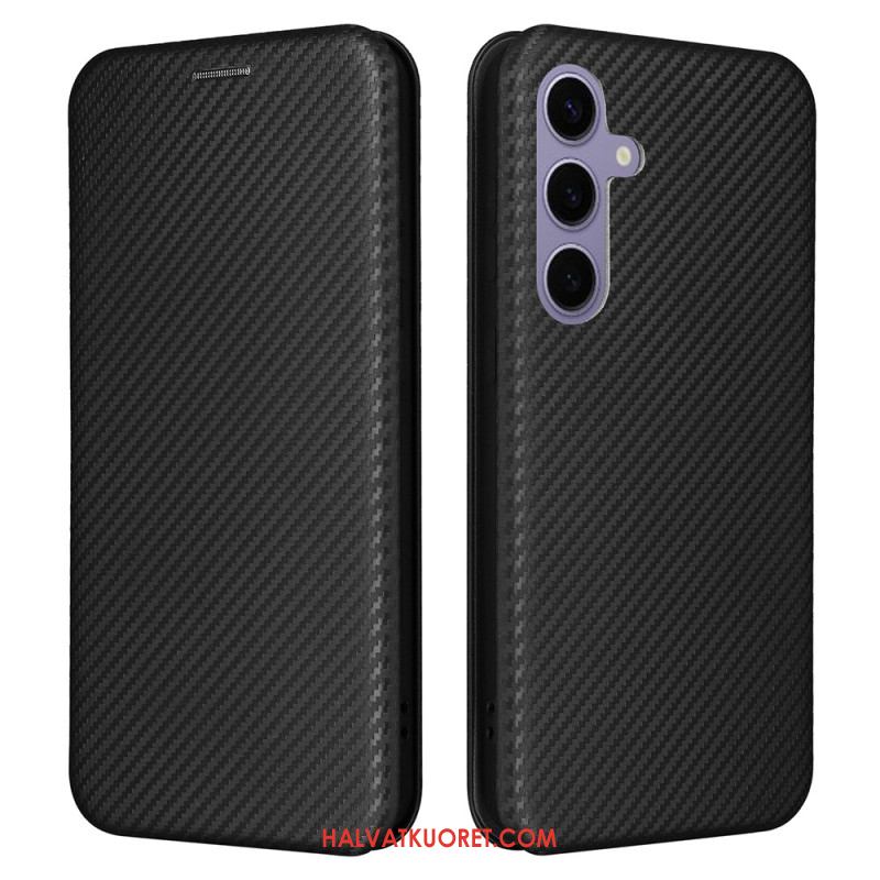 Nahkakotelo Samsung Galaxy S25 Plus 5g Hiilikuitu