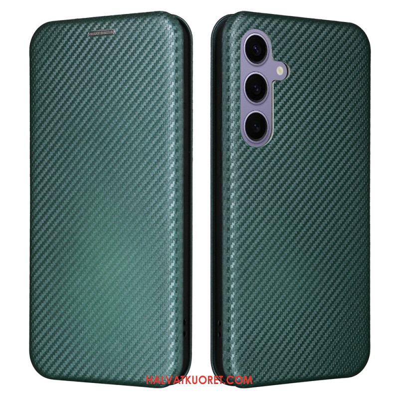 Nahkakotelo Samsung Galaxy S25 Plus 5g Hiilikuitu