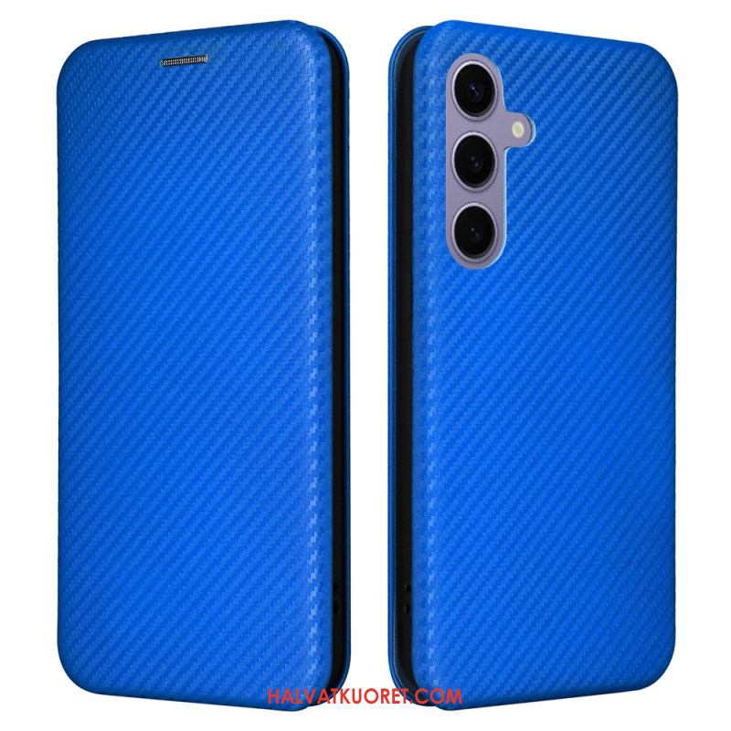 Nahkakotelo Samsung Galaxy S25 Plus 5g Hiilikuitu