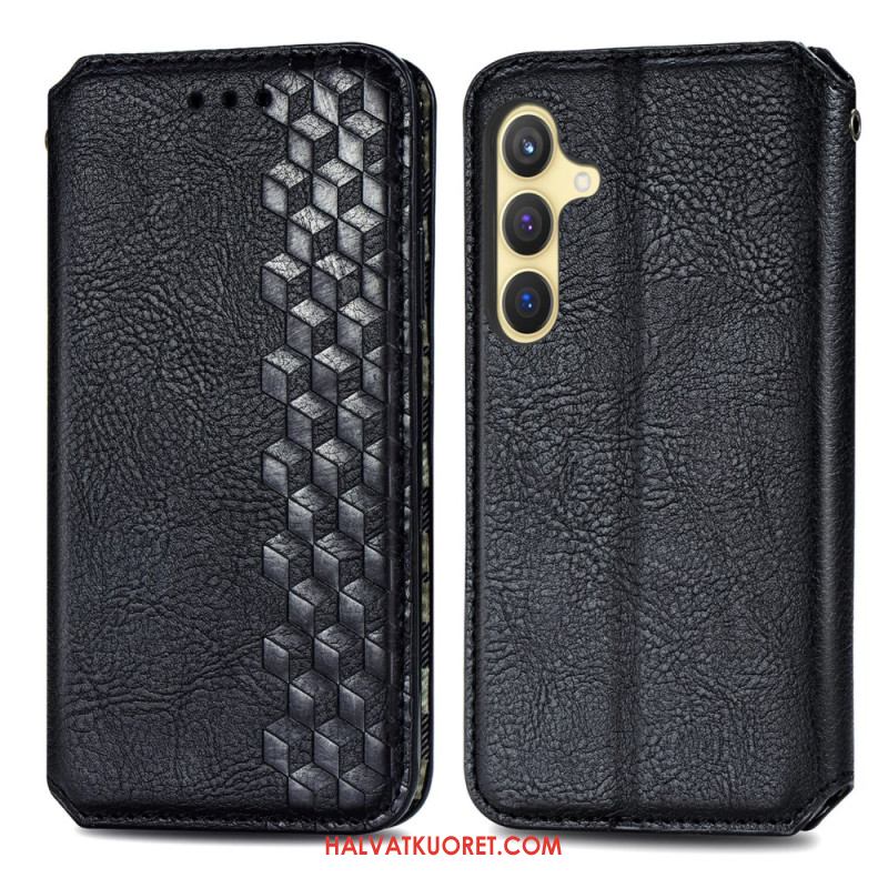 Nahkakotelo Samsung Galaxy S25 Plus 5g Puhelinkuoret Mokkanahkaefekti Friisi