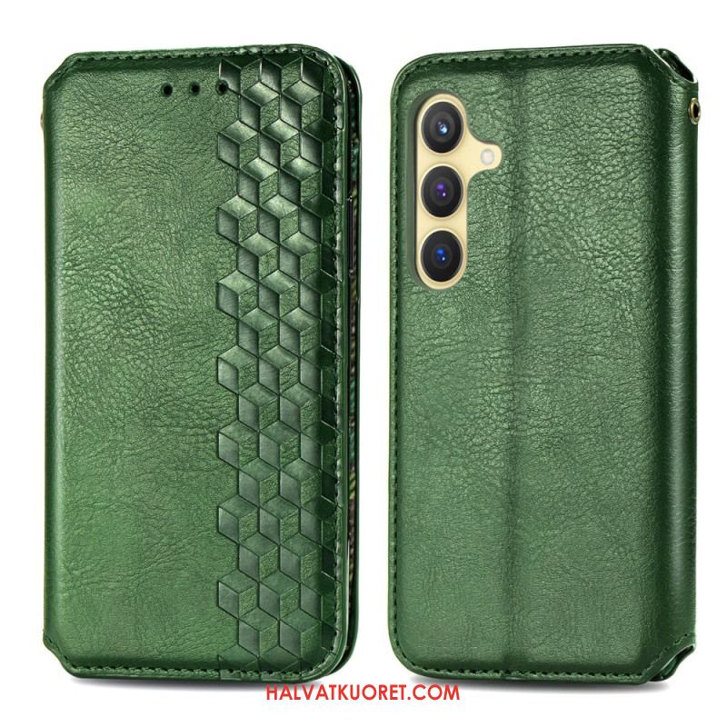 Nahkakotelo Samsung Galaxy S25 Plus 5g Puhelinkuoret Mokkanahkaefekti Friisi